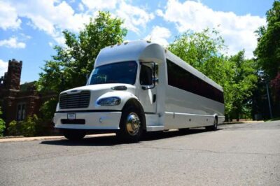 WHITE Freightliner Party Buses